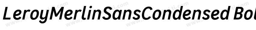 LeroyMerlinSansCondensed Bold字体转换